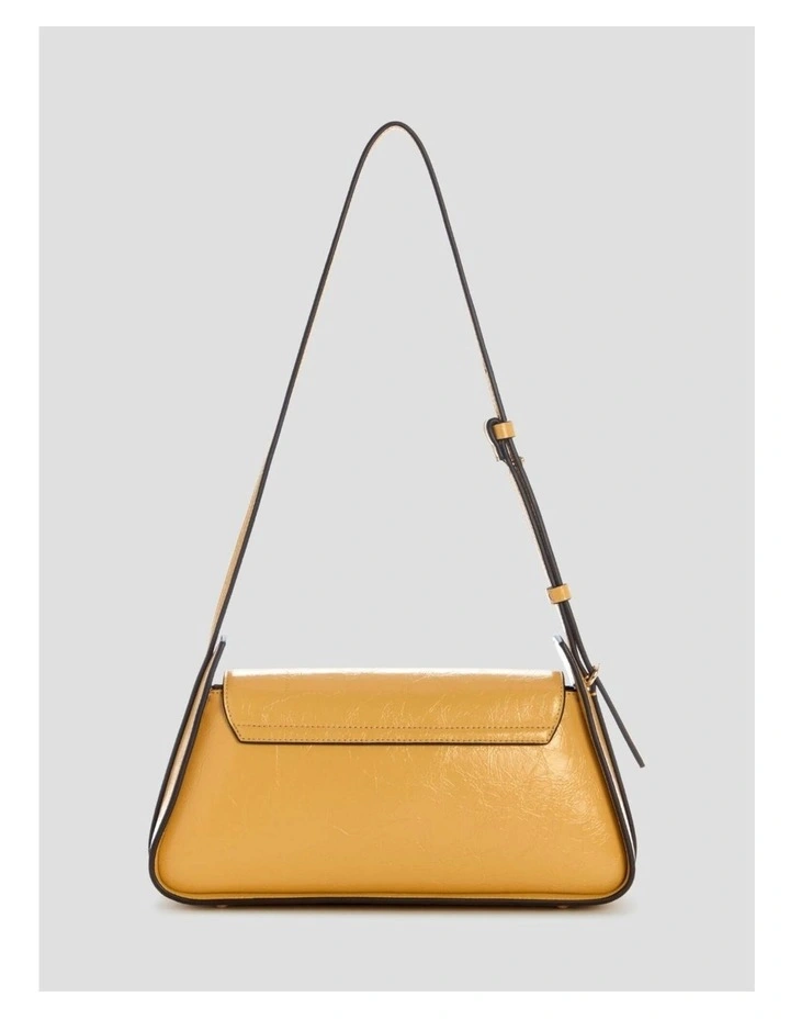 Xena Flap Shoulder Bag in Yellow image 4