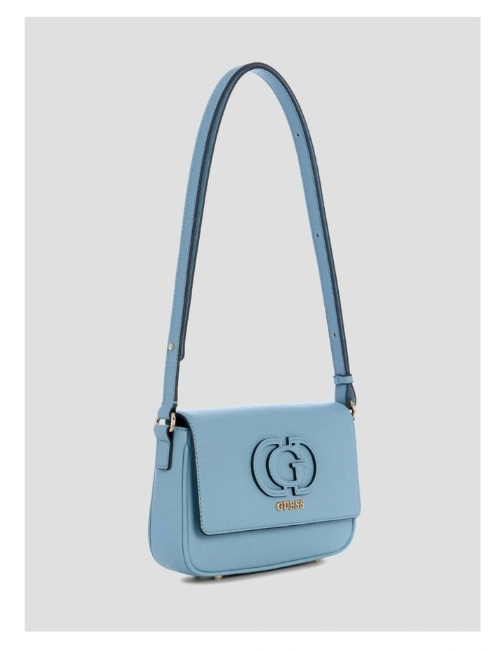 Light Blue Isola Convertible Crossbody Flap Bag image 2