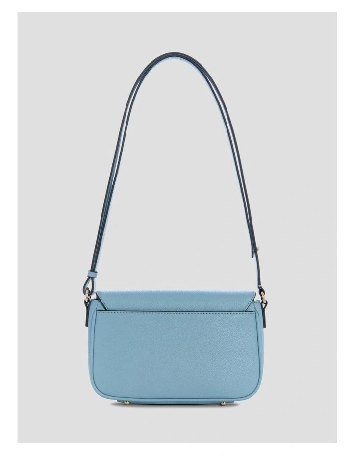 Light Blue Isola Convertible Crossbody Flap Bag image 4