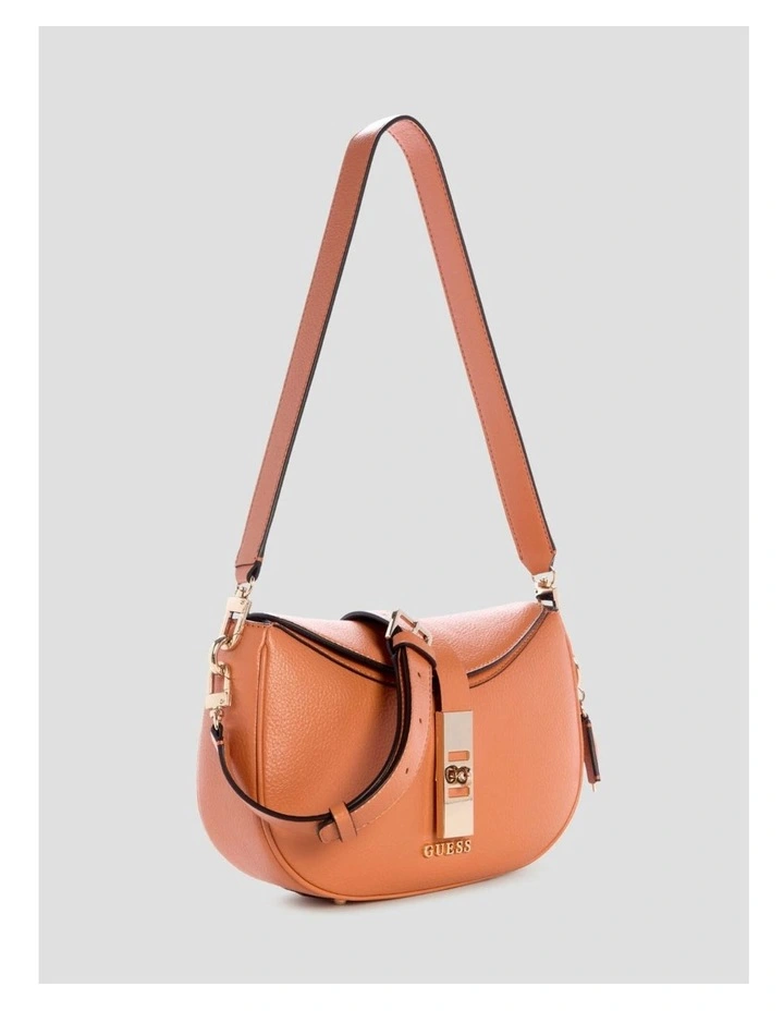 Brooke Shoulder Satchel Bag in Orange image 2
