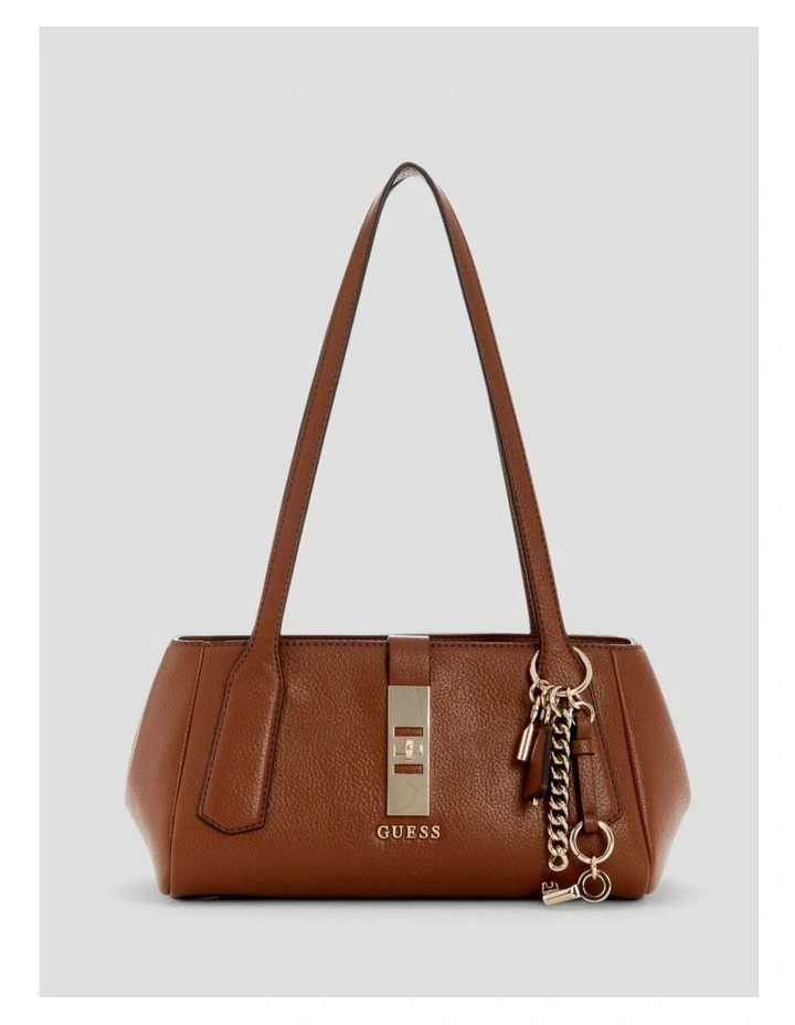 Brooke Shoulder Satchel Bag in Brown image 1