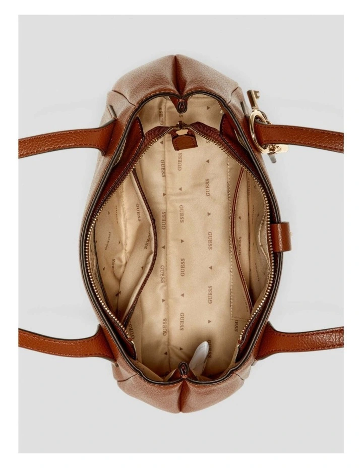 Brooke Shoulder Satchel Bag in Brown image 4