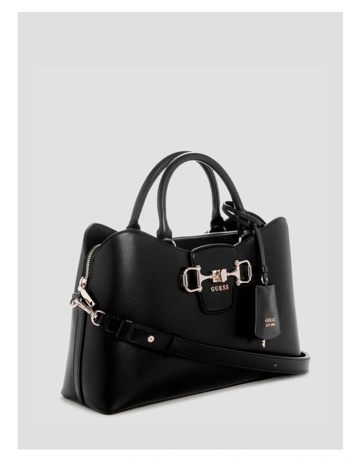Janie Girlfriend Satchel Bag in Black image 3
