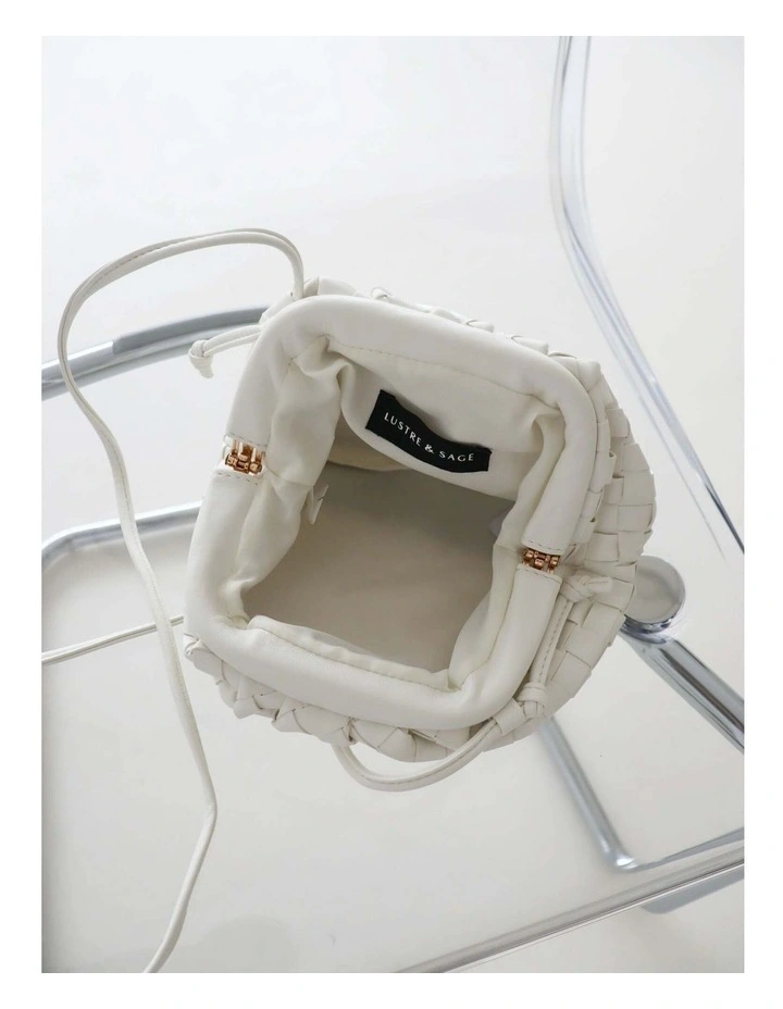 Maeve Pouch Crossbody Bag - White image 5