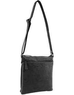 Milleni Genuine Leather Bag in Black