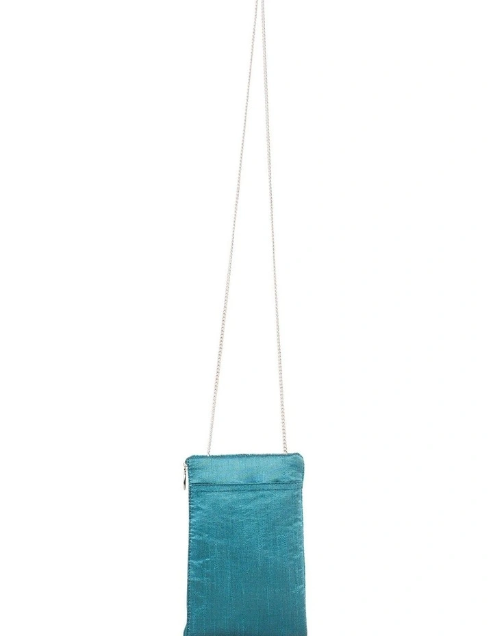 Baroque Print Cos Bag - Light Blue image 3