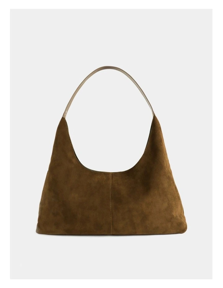Kenny Suede Bag - Olive image 1