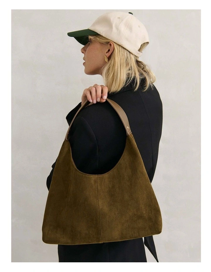 Kenny Suede Bag - Olive image 2