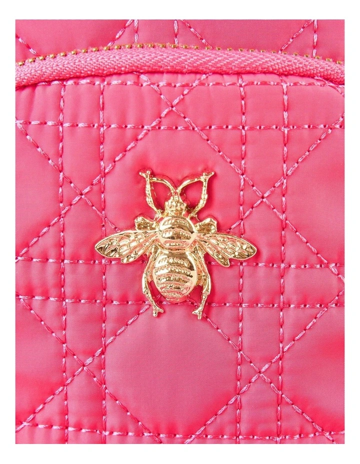 Quilted Phone Bag - Rose Pink image 6