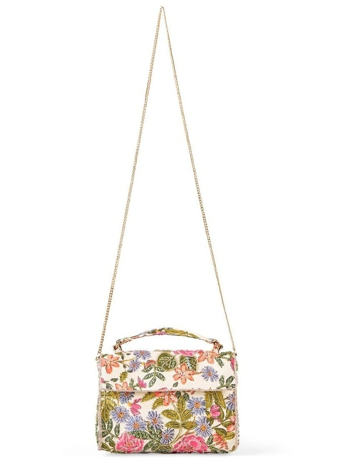 Garden Floral Beaded Bag - Multi image 4