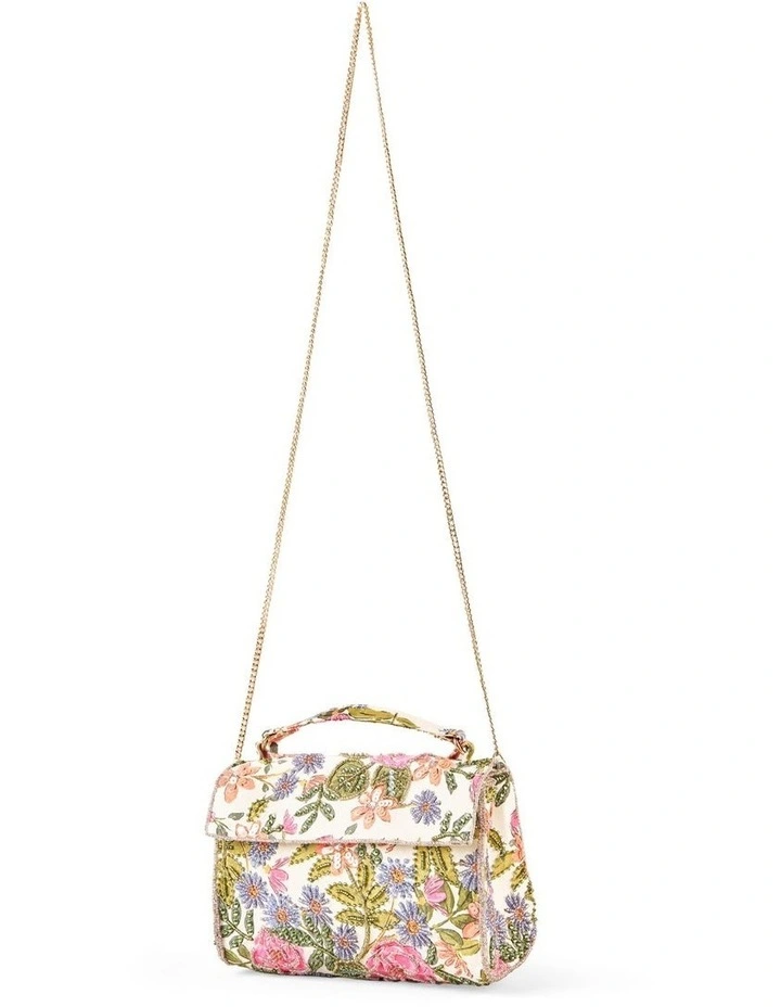 Garden Floral Beaded Bag - Multi image 5