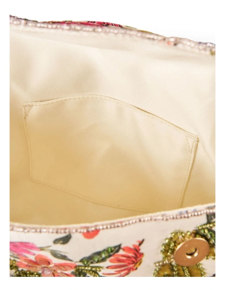 Garden Floral Beaded Bag - Multi image 7