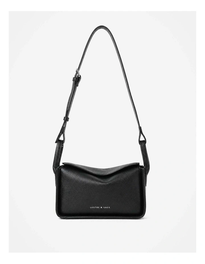 Jesselle Curve Shoulder Bag - Black image 3