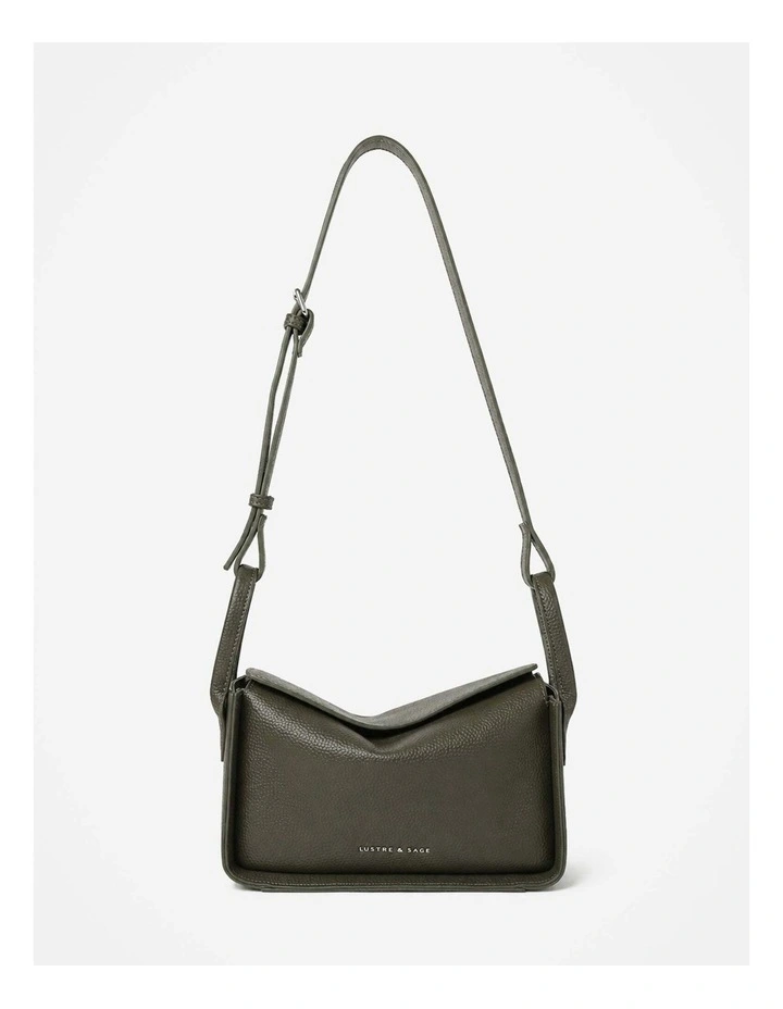 Jesselle Curve Shoulder Bag - Olive image 3