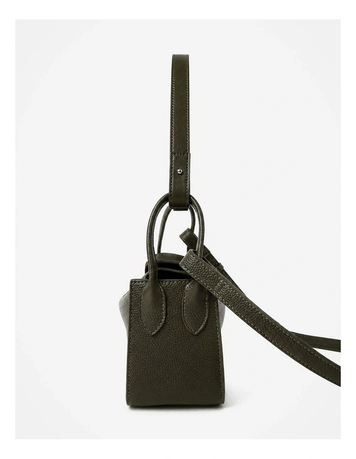 Jesselle Curve Shoulder Bag - Olive image 5