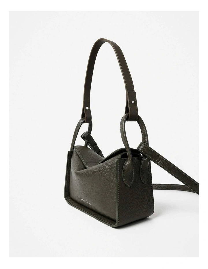 Jesselle Curve Shoulder Bag - Olive image 7