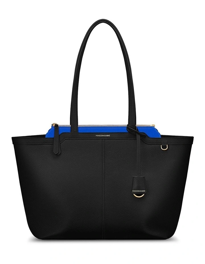 The Switch Tote in Black Lapis image 1