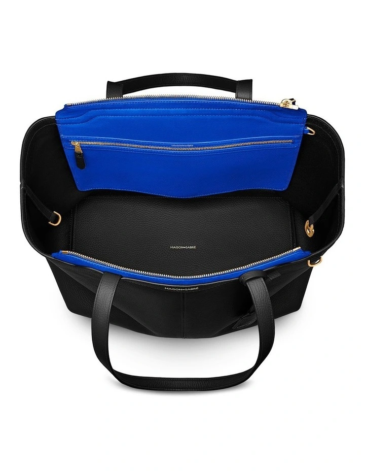 The Switch Tote in Black Lapis image 3
