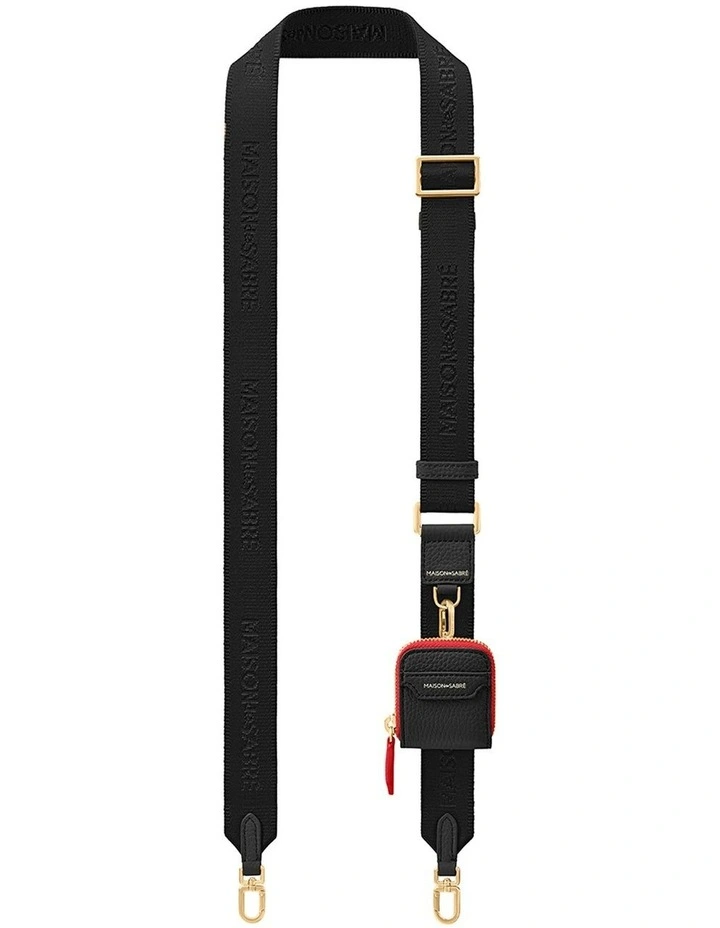 The Utility Strap in Rouge Noir image 4