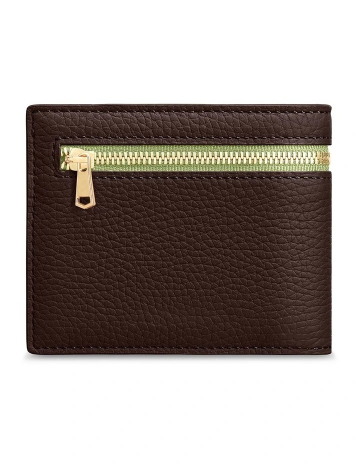 The Slim Bifold Wallet in Espresso Matcha image 4