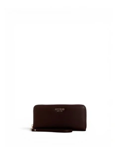 Melody Large Zip Around Wallet in Brown