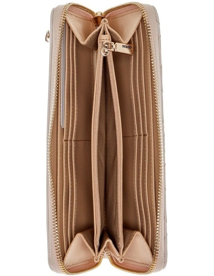 Melody Large Zip Around Wallet in Brown image 2