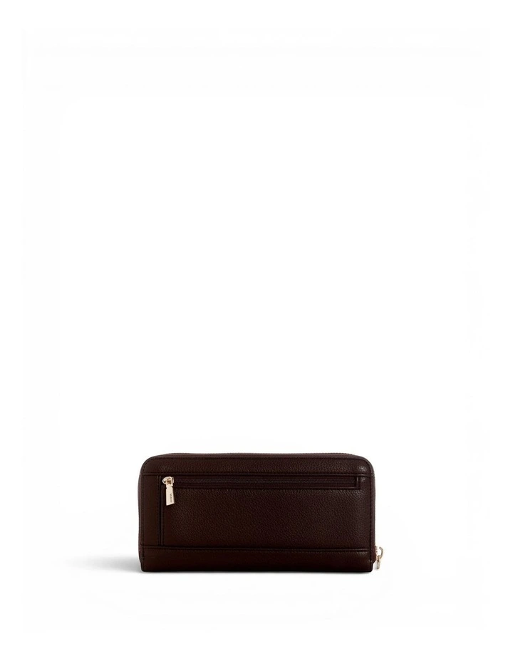 Melody Large Zip Around Wallet in Brown image 3