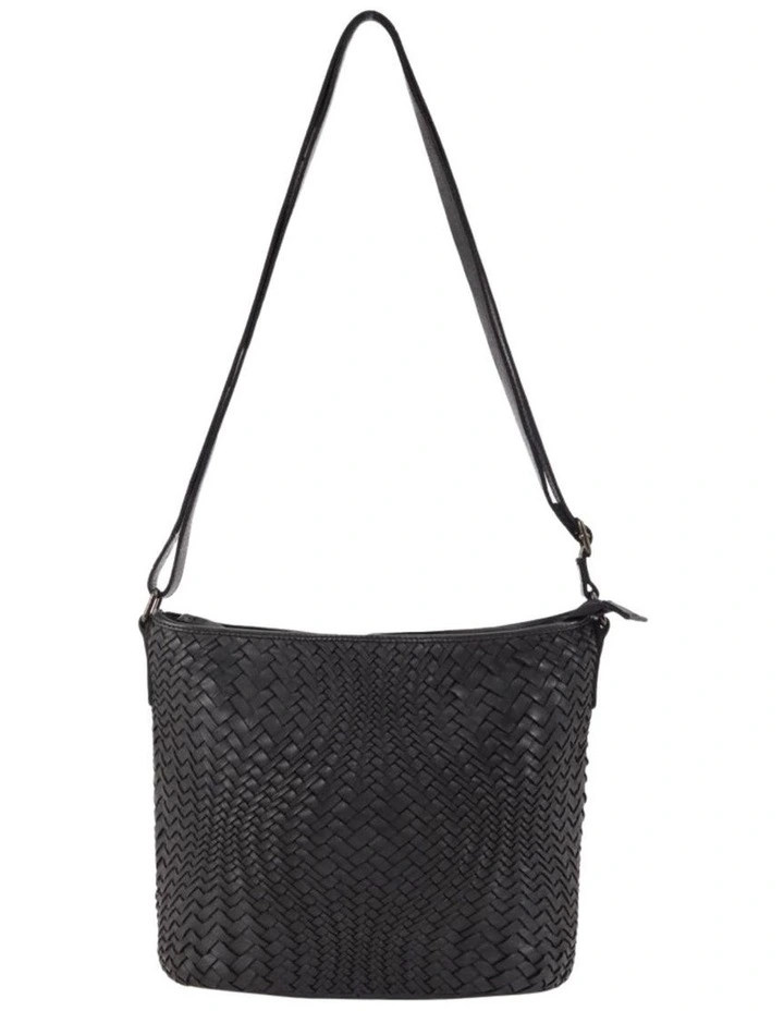 Coogee cross body bag w/ adjustable strap in black image 1