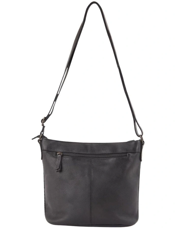 Coogee cross body bag w/ adjustable strap in black image 2