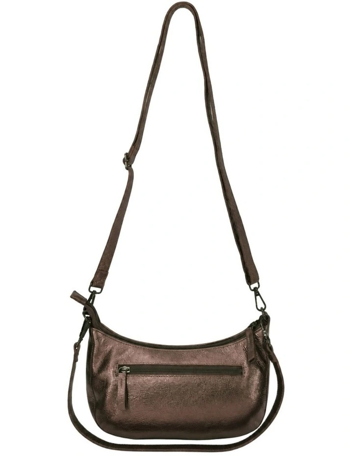 Sorrento moon cross body bag w/ adjustable strap in copper image 2