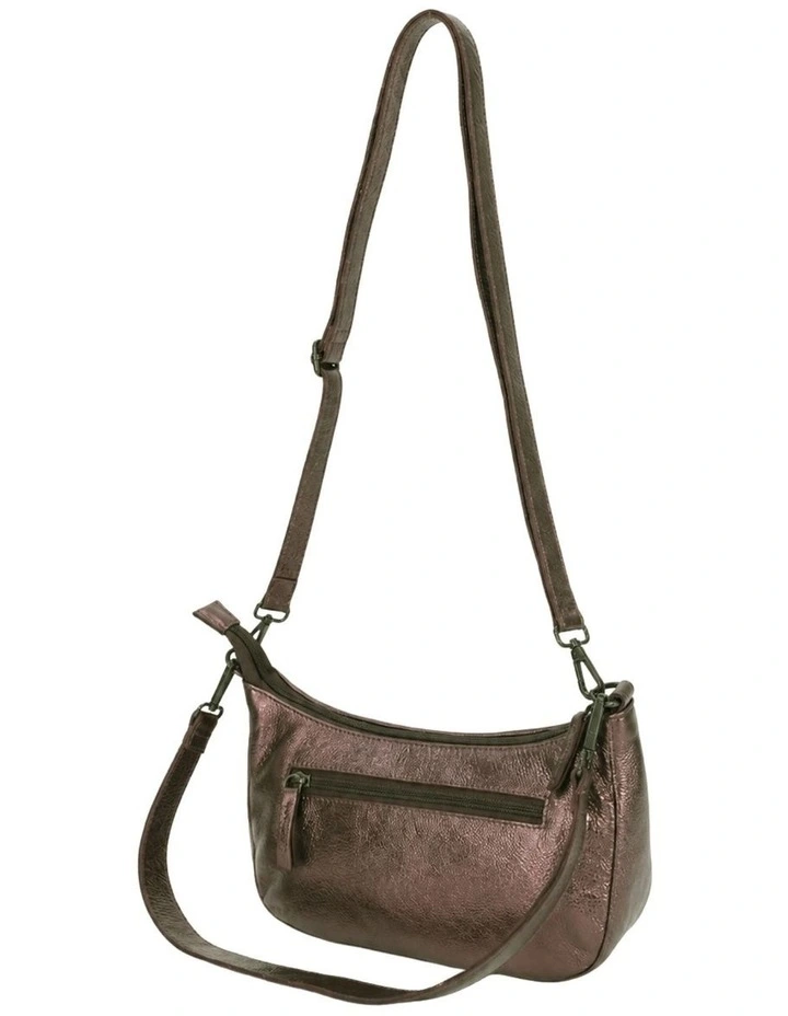Sorrento moon cross body bag w/ adjustable strap in copper image 4