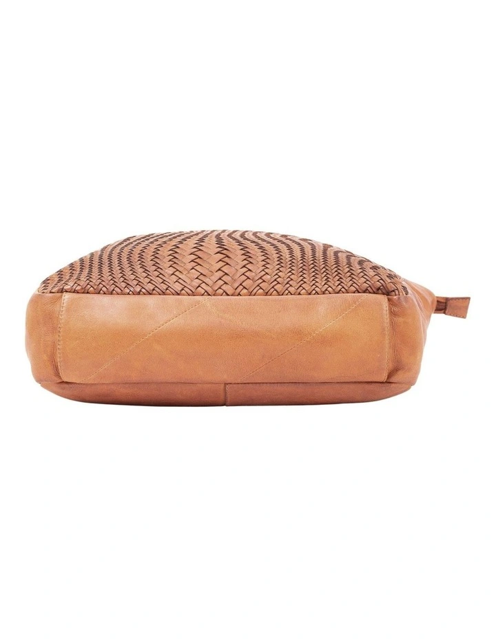 Toowoomba woven tote in tan image 6