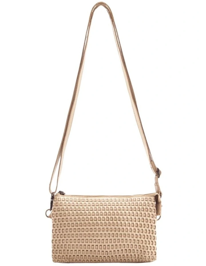 Paddington cross body bag w/ adjustable strap in taupe image 1