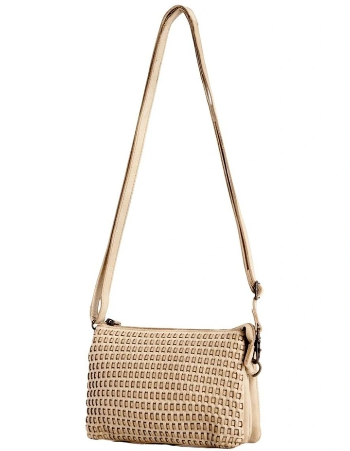 Paddington cross body bag w/ adjustable strap in taupe image 3