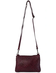 Paddington cross body bag w/ adjustable strap in purple
