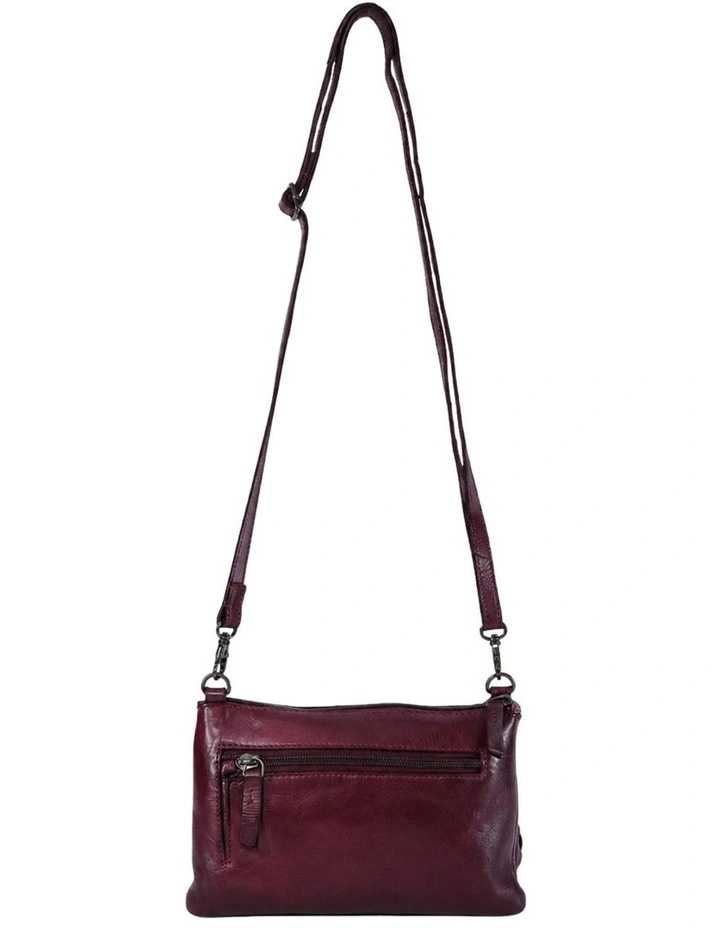 Paddington cross body bag w/ adjustable strap in purple image 2