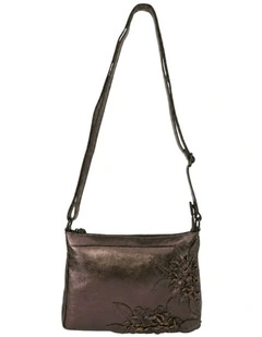 Eliza cross body bag w/ adjustable strap in copper