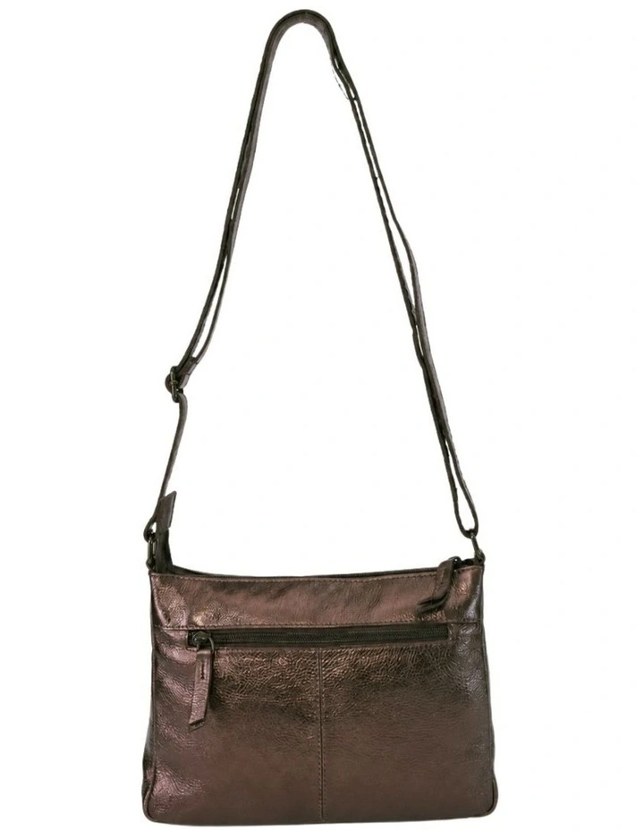 Eliza cross body bag w/ adjustable strap in copper image 2