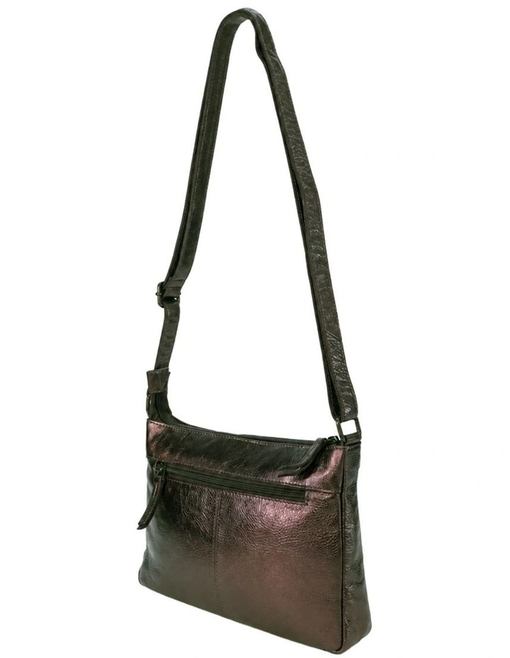 Eliza cross body bag w/ adjustable strap in copper image 4