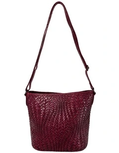 Coogee cross body bag w/ adjustable strap in purple
