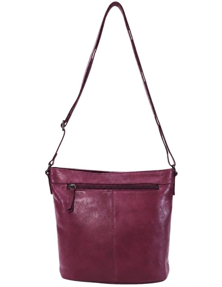 Coogee cross body bag w/ adjustable strap in purple image 2