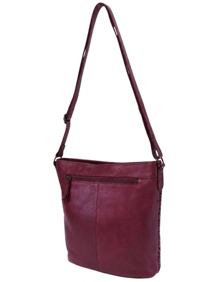 Coogee cross body bag w/ adjustable strap in purple image 4