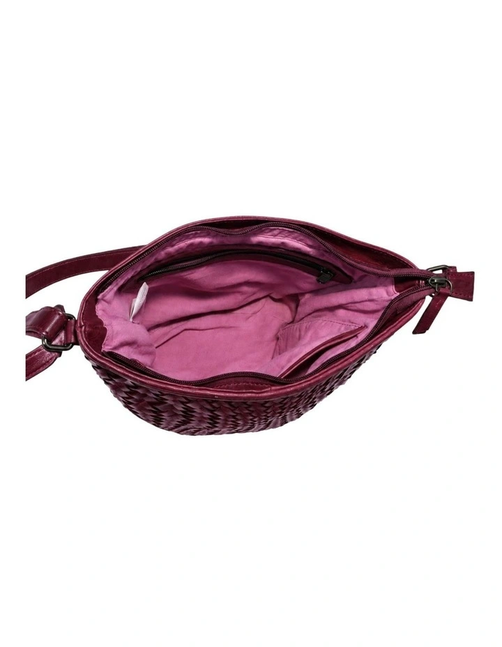 Coogee cross body bag w/ adjustable strap in purple image 5