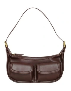 Harper PU Bag in Chocolate