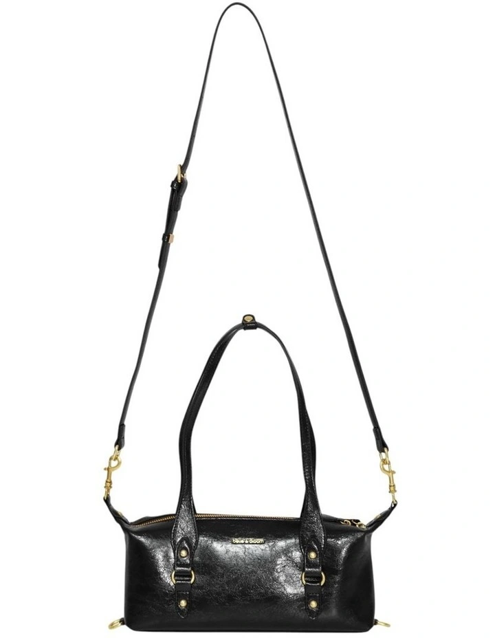 Tide Sling PU Bag in Black image 2