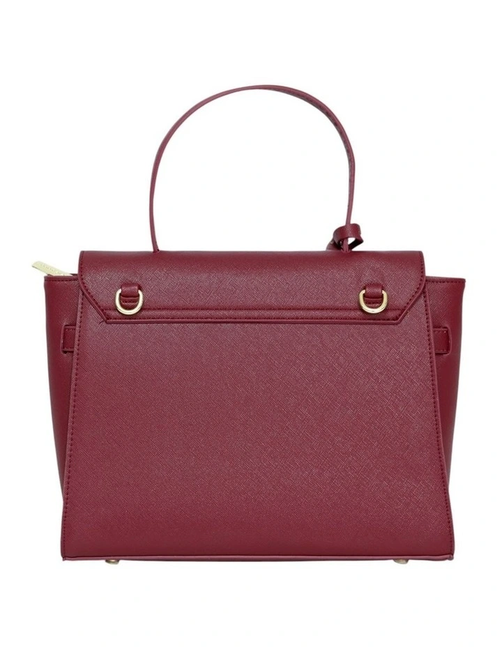 Duchess PU Bag in Burgundy image 4