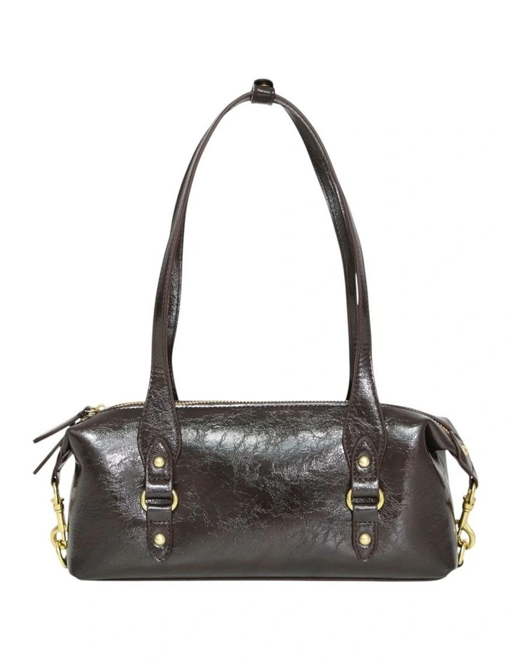 Tide Sling PU Bag in Chocolate image 4