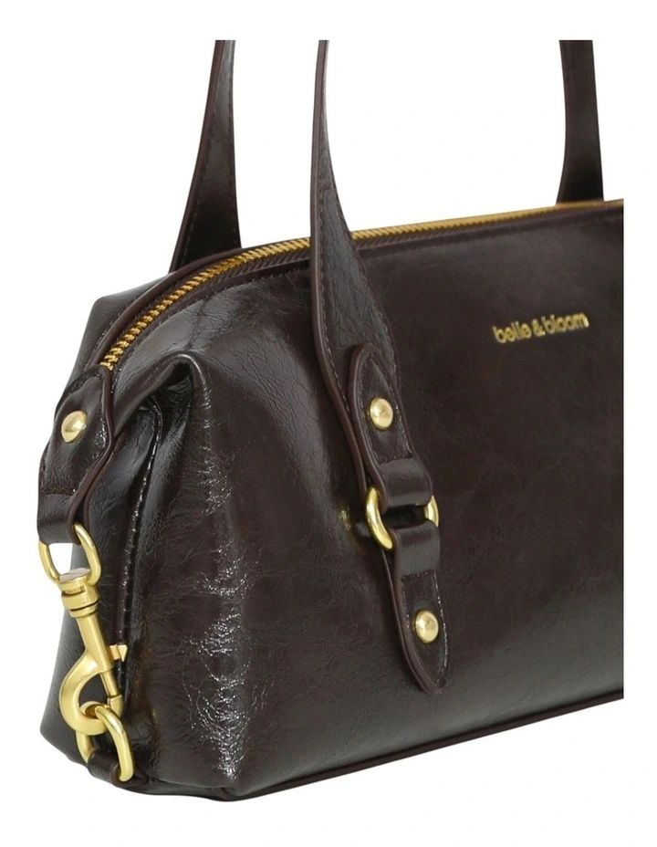 Tide Sling PU Bag in Chocolate image 5