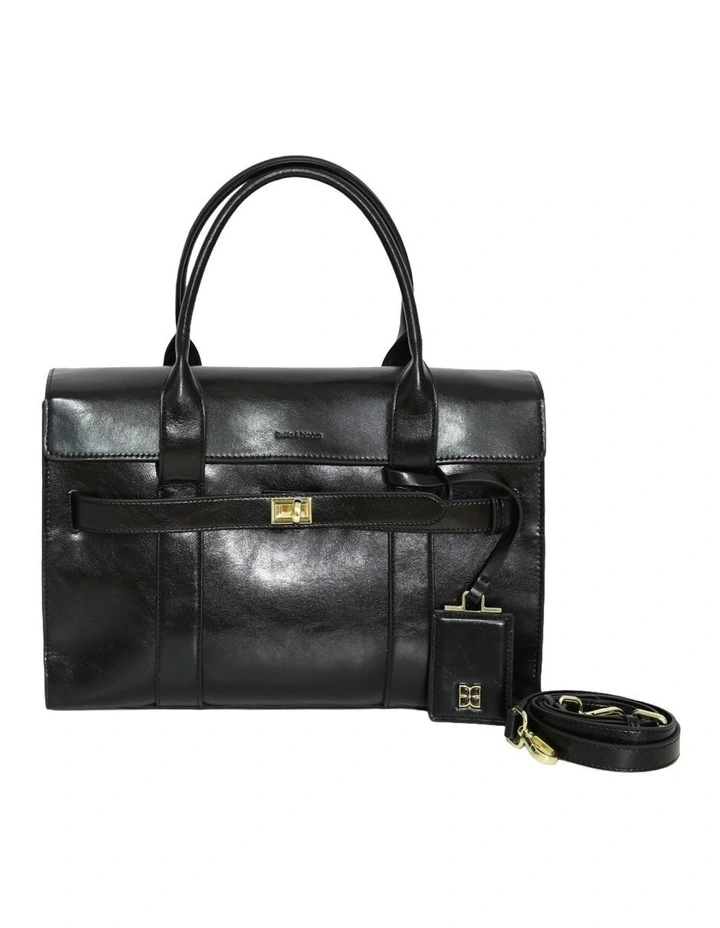 So What Tote Bag in Black image 1