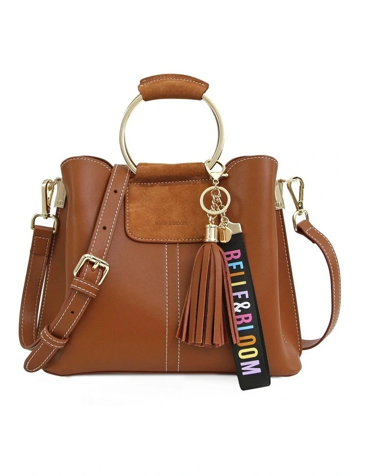 Twilight Leather Cross-Body Bag in Brown image 1